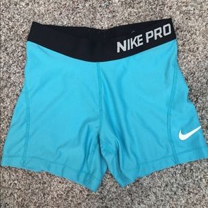 Girls Nike pro shorts